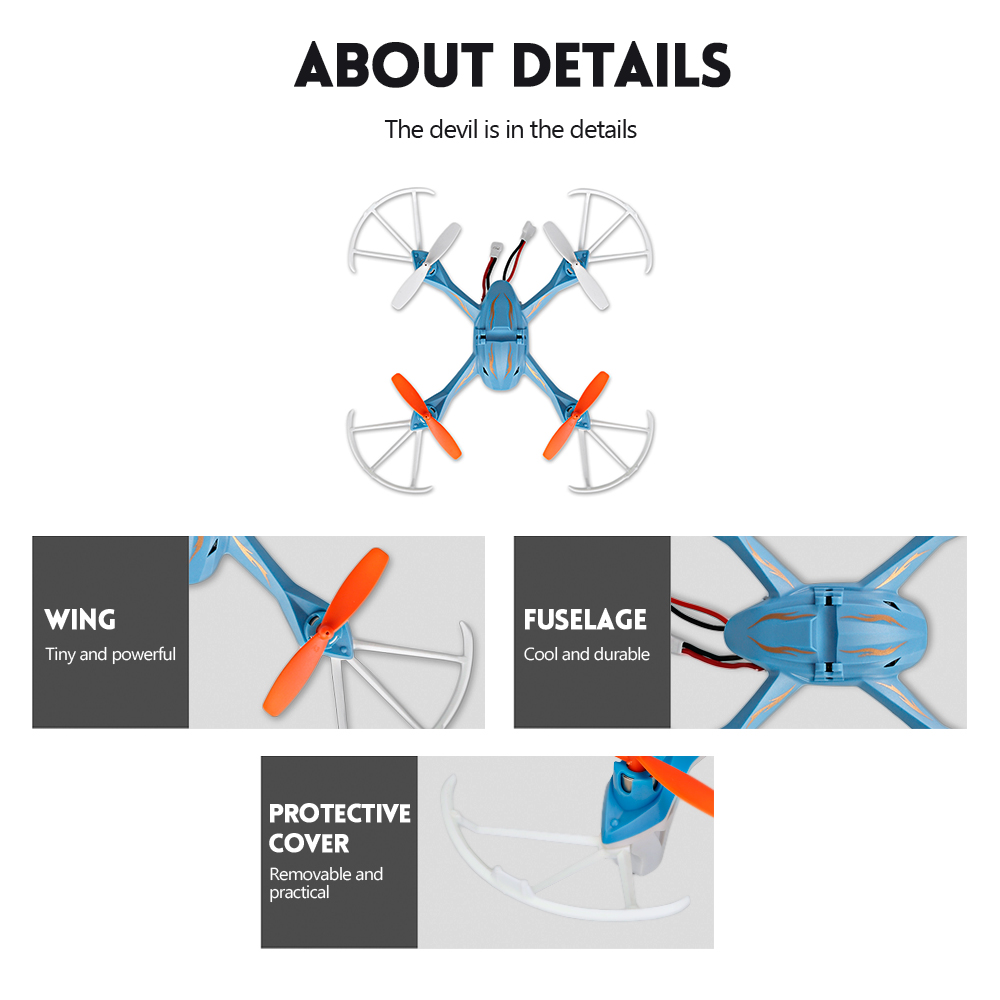 Flytec TY930 RC Quadcopter 2.4G 4CH 6-axis Gyro Headless High Hold Mode 3D Unlimited Flip Drone RTF Flytec TY930 RC Quadcopter 2.4G 4CH 6-axis Gyro Headless High Hold Mode 3D Unlimited Flip Drone RTF