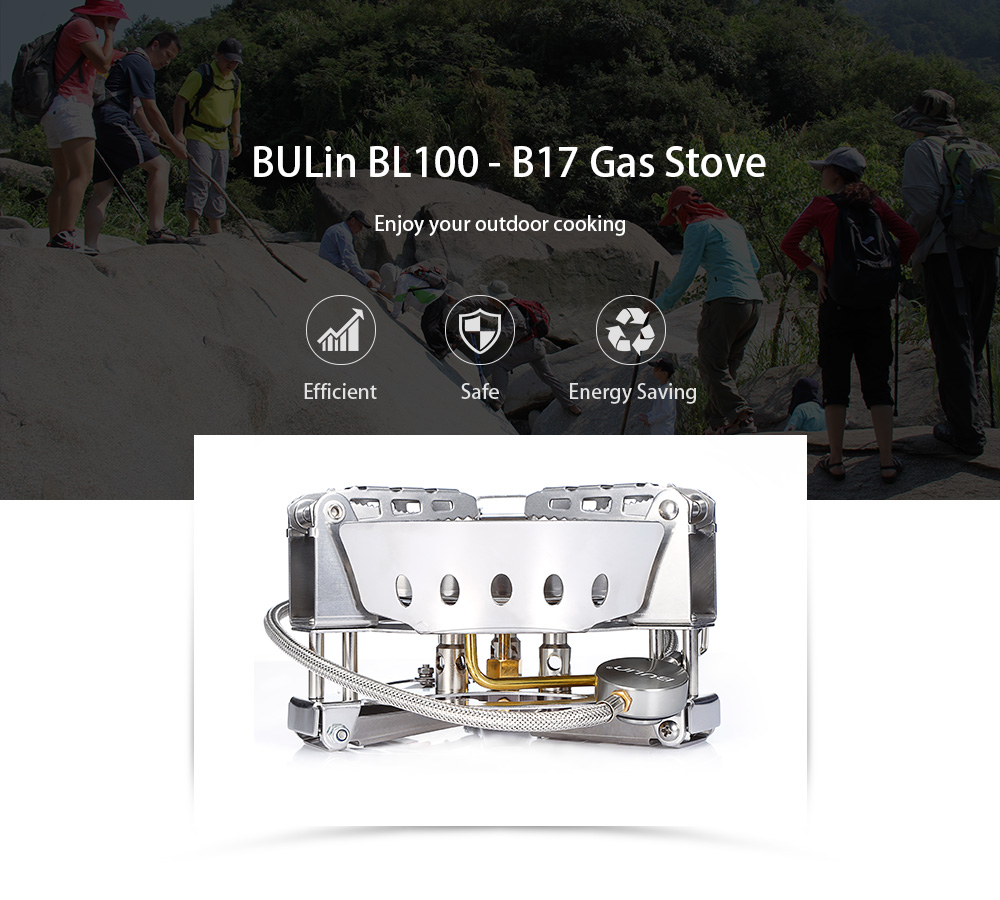 BULin BL100 - B17 Foldable Stove Portable Picnic Equipment 6800W Windproof Split Gas for Outdoor Cooking BBQ Camping Hiking BULin BL100 - B17 Foldable Stove Portable Picnic Equipment 6800W Windproof Split Gas for Outdoor Cooking BBQ Camping Hiking