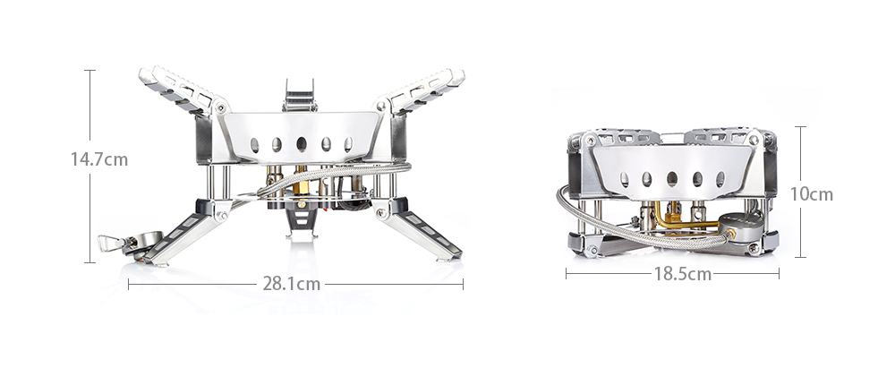 BULin BL100 - B17 Foldable Stove Portable Picnic Equipment 6800W Windproof Split Gas for Outdoor Cooking BBQ Camping Hiking BULin BL100 - B17 Foldable Stove Portable Picnic Equipment 6800W Windproof Split Gas for Outdoor Cooking BBQ Camping Hiking