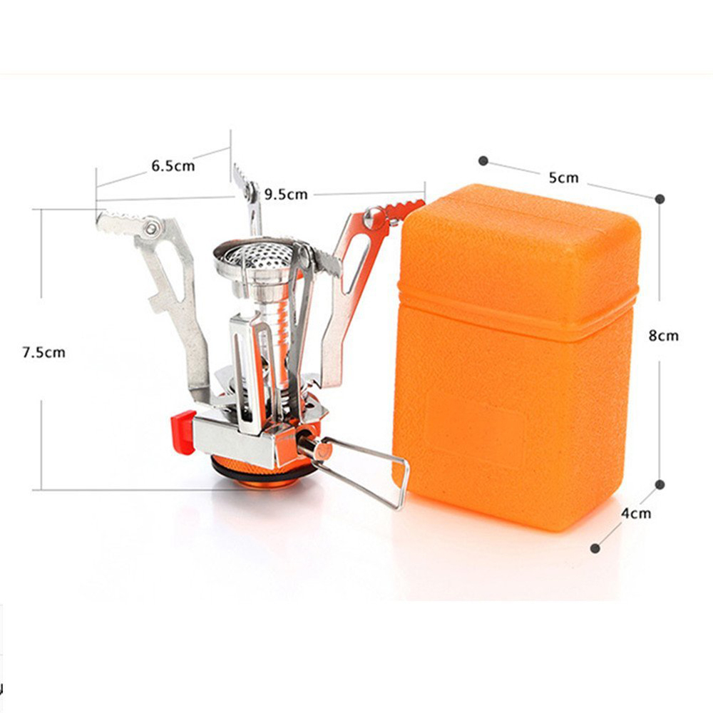 Ultralight Portable Backpacking Mini Pocket Camping Stoves with Piezo Ignition for Hiking Picnic Cookware Set of 2 Ultralight Portable Backpacking Mini Pocket Camping Stoves with Piezo Ignition for Hiking Picnic Cookware Set of 2