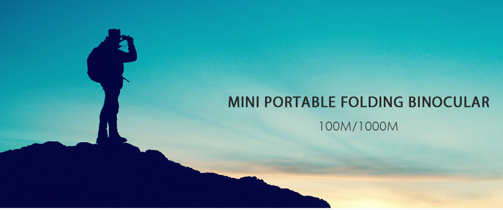 Beileshi M6X18 100M / 1000M Mini Folding Binocular Outdoor Fully-coated BAK4 Prism Hunting Telescope Beileshi M6X18 100M / 1000M Mini Folding Binocular Outdoor Fully-coated BAK4 Prism Hunting Telescope