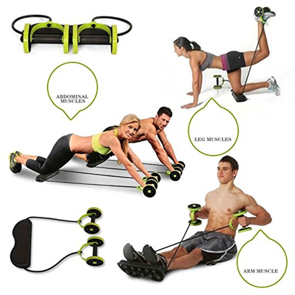 Belly Muscle Fitness Round Wheel Mute Tension Rope Belly Muscle Fitness Round Wheel Mute Tension Rope
