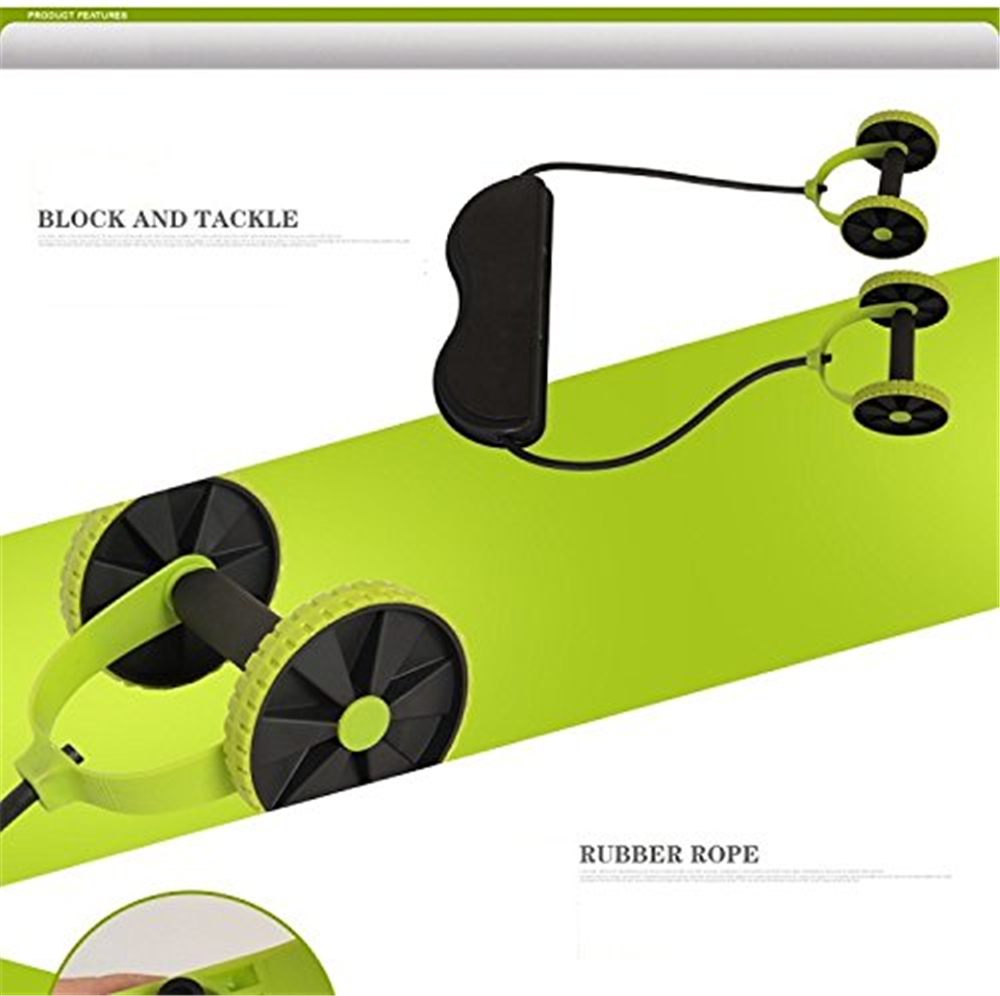 Belly Muscle Fitness Round Wheel Mute Tension Rope Belly Muscle Fitness Round Wheel Mute Tension Rope