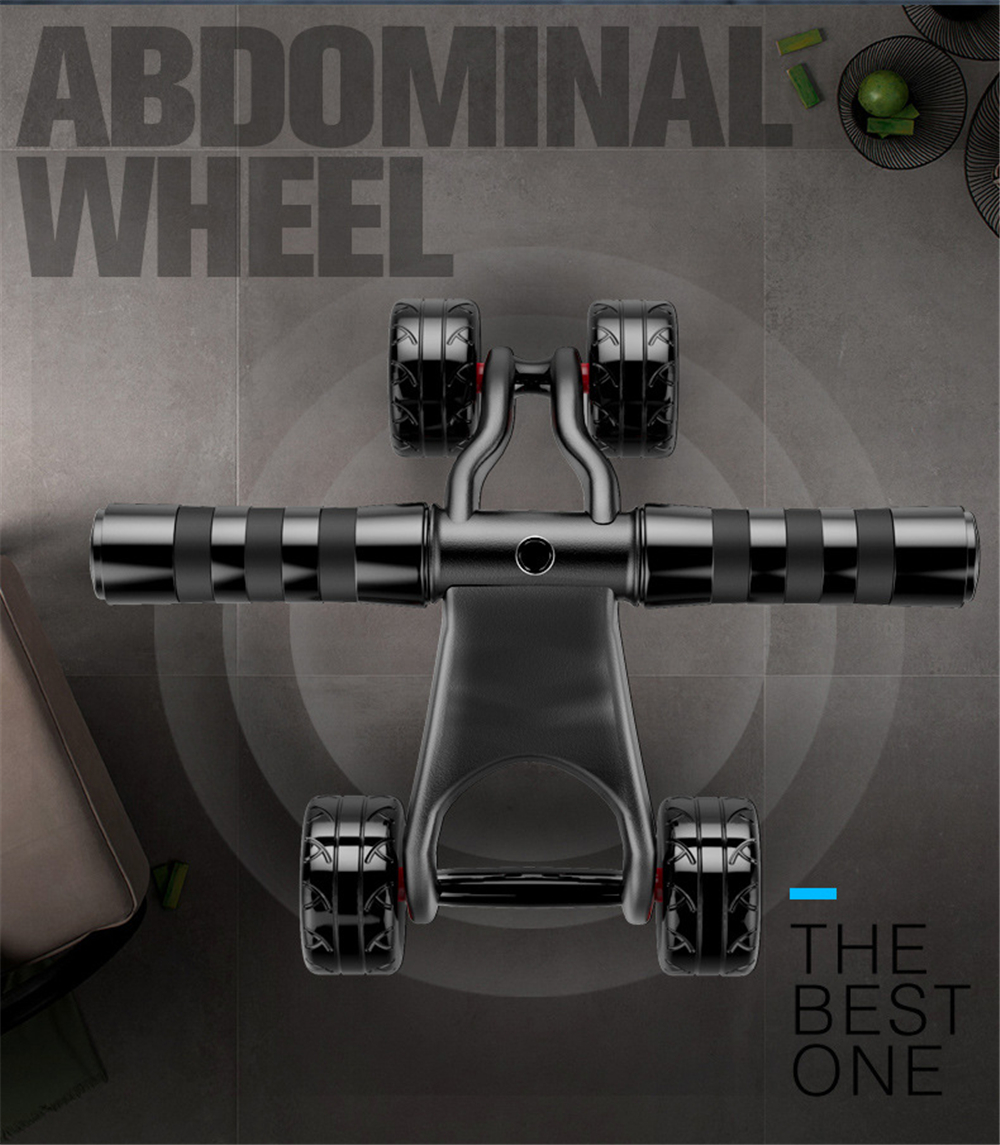 Exercise Wheel Professional 4 Wheels AB Roller Abdomen Round Fitness Exercise Wheel Professional 4 Wheels AB Roller Abdomen Round Fitness