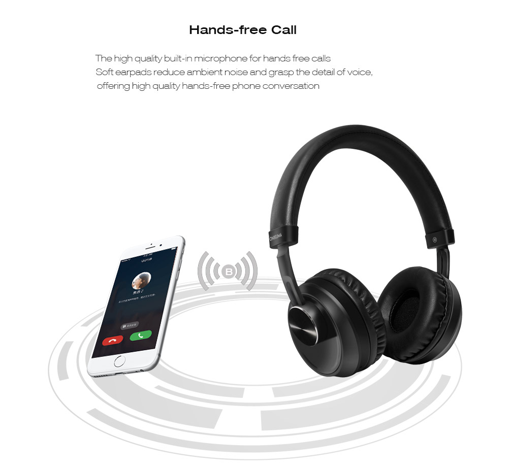 ONIKUMA B10 HD Stereo Music Headphones with Built-in Microphone 3.5MM Wired Earphone ONIKUMA B10 HD Stereo Music Headphones with Built-in Microphone 3.5MM Wired Earphone