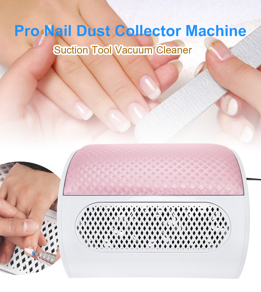 Salon Nail Dust Collector Machine Suction Tool Vacuum Strong Cleaner 