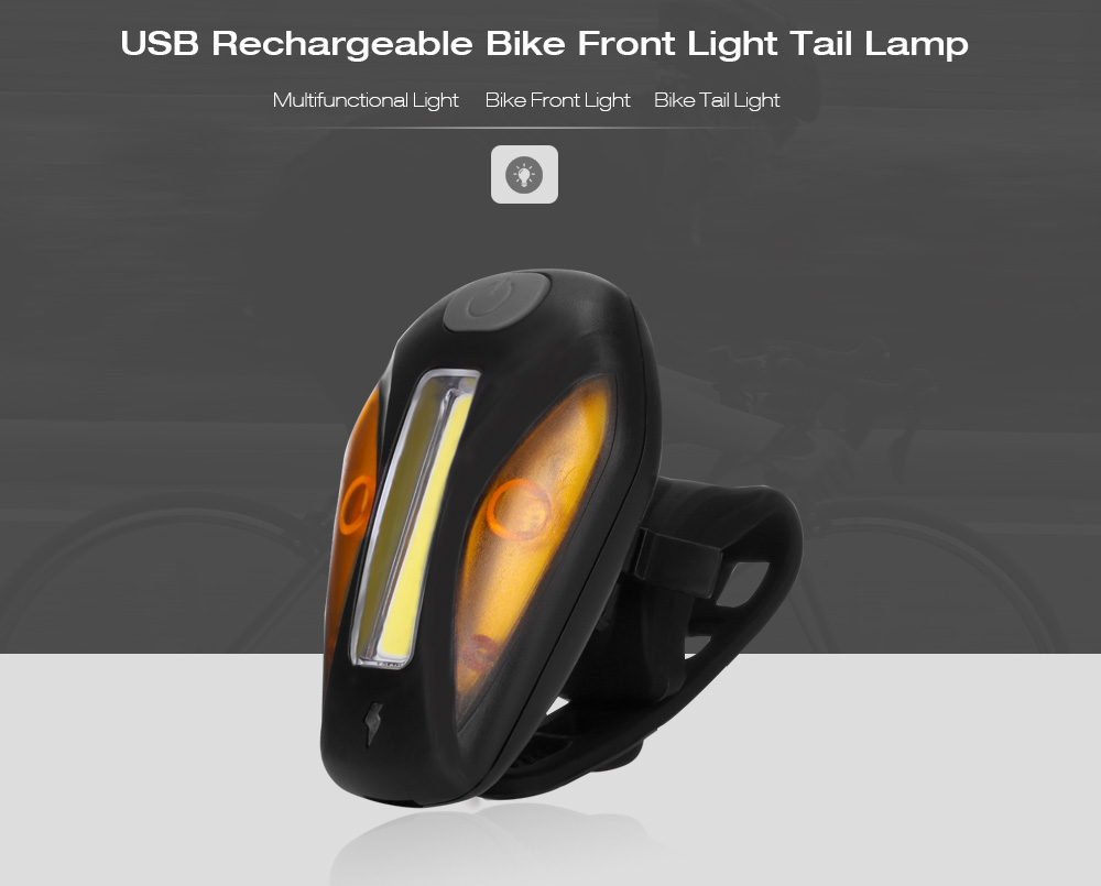 Comet USB Rechargeable Bike Cycling Front Flashlight Headlight Tail Light Comet USB Rechargeable Bike Cycling Front Flashlight Headlight Tail Light