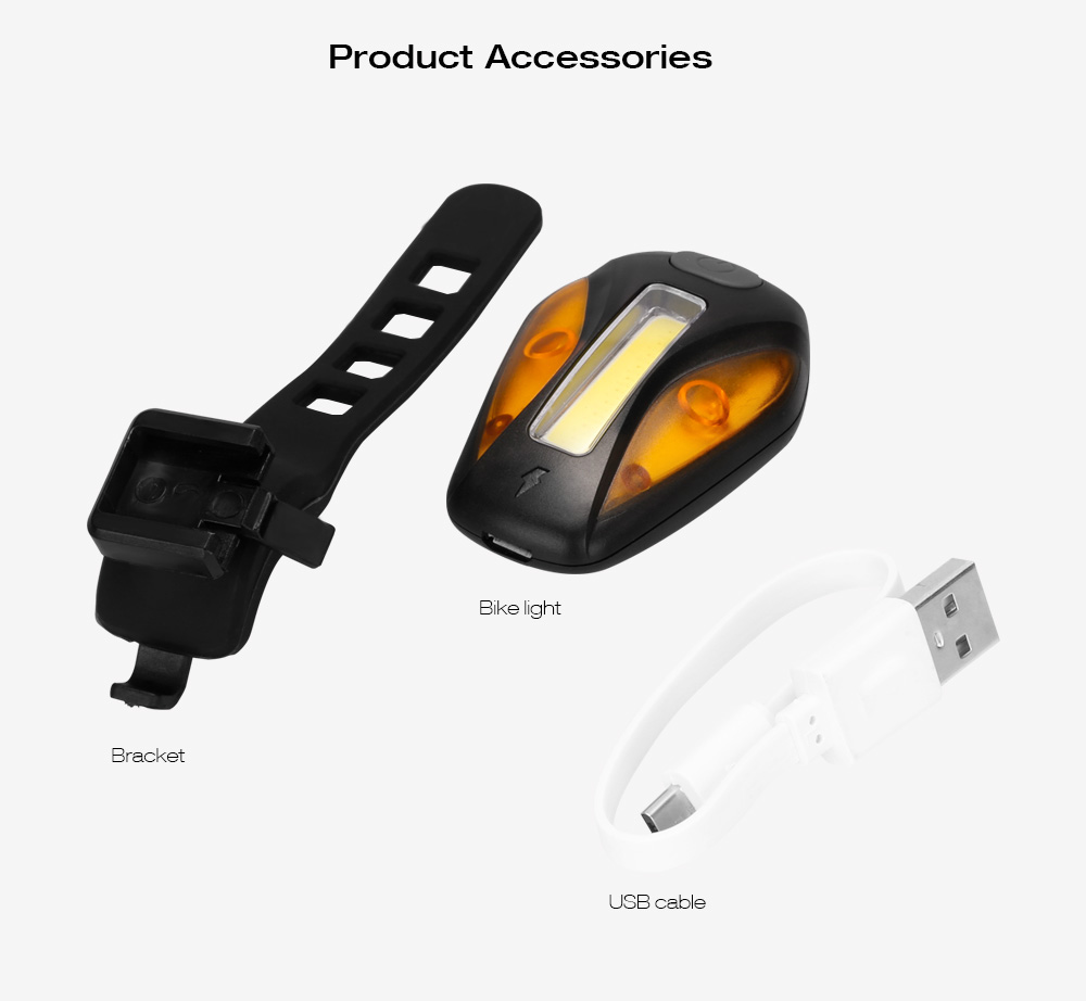 Comet USB Rechargeable Bike Cycling Front Flashlight Headlight Tail Light Comet USB Rechargeable Bike Cycling Front Flashlight Headlight Tail Light