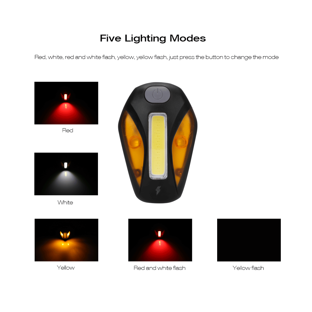 Comet USB Rechargeable Bike Cycling Front Flashlight Headlight Tail Light Comet USB Rechargeable Bike Cycling Front Flashlight Headlight Tail Light