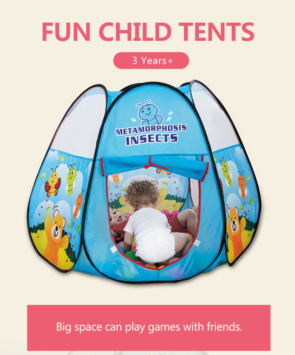 NuKied Children Cartoon Honeybee Pattern Tents NuKied Children Cartoon Honeybee Pattern Tents
