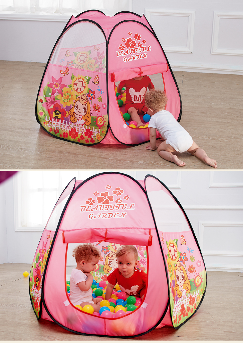 NuKied Children Cartoon Honeybee Pattern Tents NuKied Children Cartoon Honeybee Pattern Tents