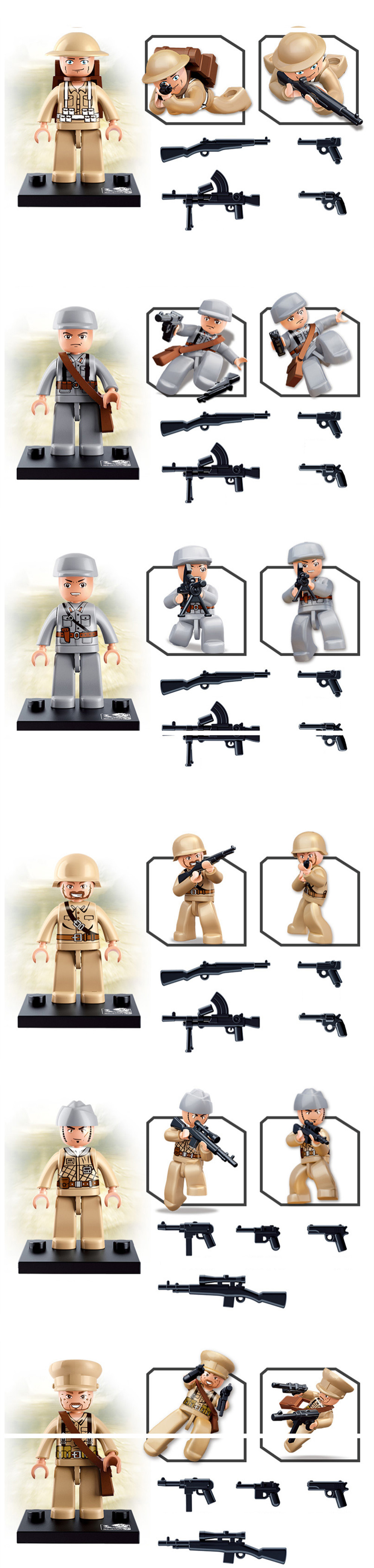 Sluban Building Blocks Educational Kids Toy Army Set 1PC Sluban Building Blocks Educational Kids Toy Army Set 1PC
