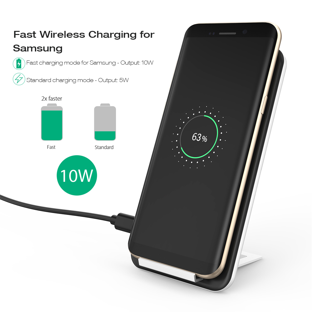 INCHOR C2 Multi-functional Wireless Charging Pad Magnetic with Desktop Holder