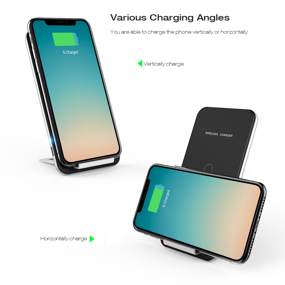 INCHOR C2 Multi-functional Wireless Charging Pad Magnetic with Desktop Holder