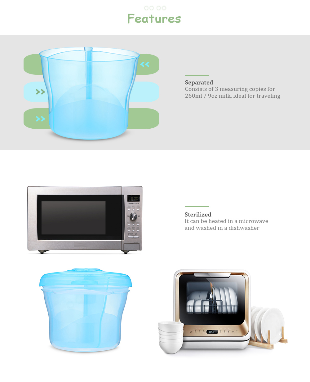 Philips Avent Portable Milk Powder Dispenser 3 Grid Baby Infant Food Container Feeding Box Philips Avent Portable Milk Powder Dispenser 3 Grid Baby Infant Food Container Feeding Box