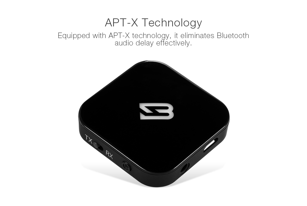 BYZ BTI - 001 Bluetooth V4.1 Transmitter and Receiver 2-in-1 Black Lightweight LED Indicator BYZ BTI - 001 Bluetooth V4.1 Transmitter and Receiver 2-in-1 Black Lightweight LED Indicator