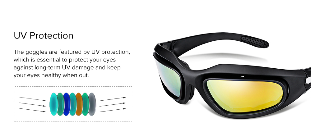 C6 Outdoor Sports Sun Glasses Tactical Hunting UV Protection Cycling Goggles C6 Outdoor Sports Sun Glasses Tactical Hunting UV Protection Cycling Goggles
