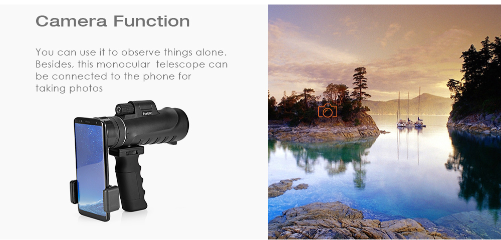 Eyebre 10X42 Eyepiece Wide-angle High-power Portable Monocular Telescope Eyebre 10X42 Eyepiece Wide-angle High-power Portable Monocular Telescope