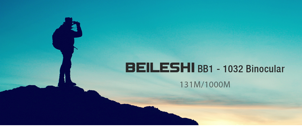 Beileshi BB1 - 1032 10X32 131M / 1000M Full-optical Lens Wide-angle Folding Binocular Beileshi BB1 - 1032 10X32 131M / 1000M Full-optical Lens Wide-angle Folding Binocular