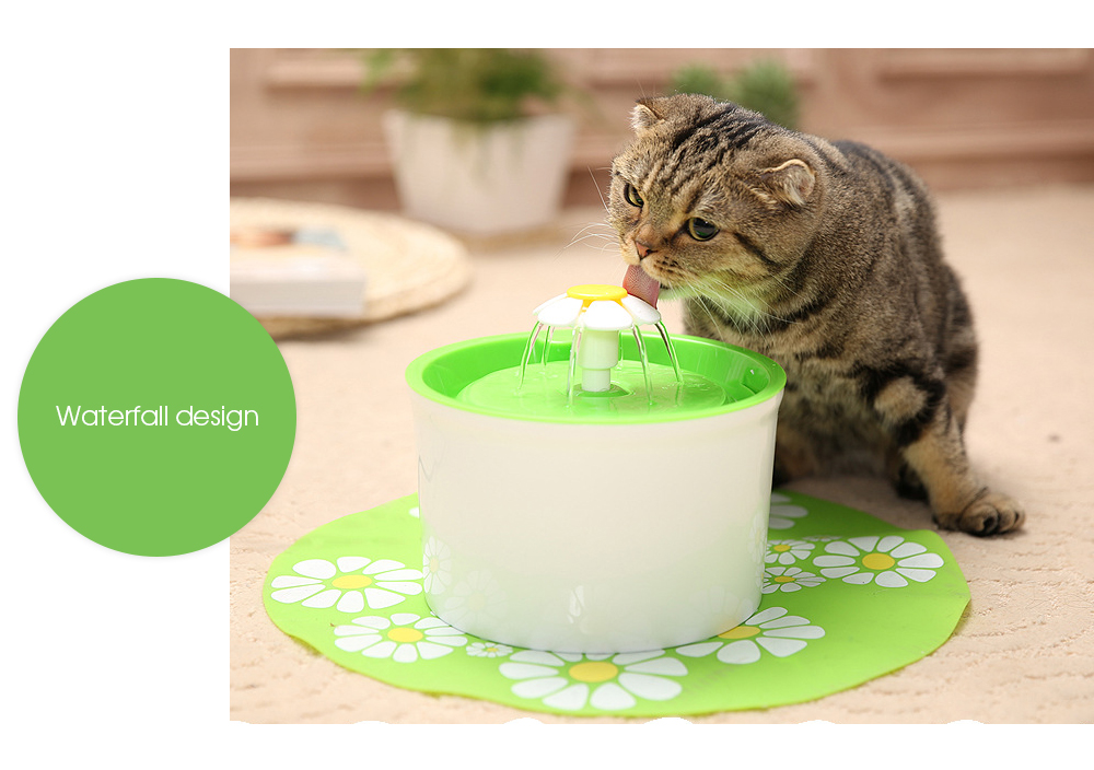 Little Pet Fountain Automatic Cat Dog Kitten Water Drinking Bowl Drink Dish Filter Little Pet Fountain Automatic Cat Dog Kitten Water Drinking Bowl Drink Dish Filter