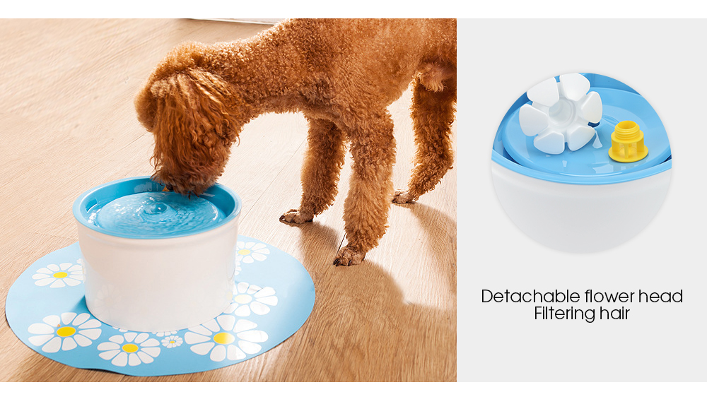Little Pet Fountain Automatic Cat Dog Kitten Water Drinking Bowl Drink Dish Filter Little Pet Fountain Automatic Cat Dog Kitten Water Drinking Bowl Drink Dish Filter