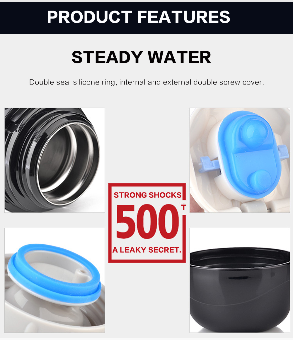 Stainless Steel Outdoor Portable Sports Kettle 800ML Stainless Steel Outdoor Portable Sports Kettle 800ML