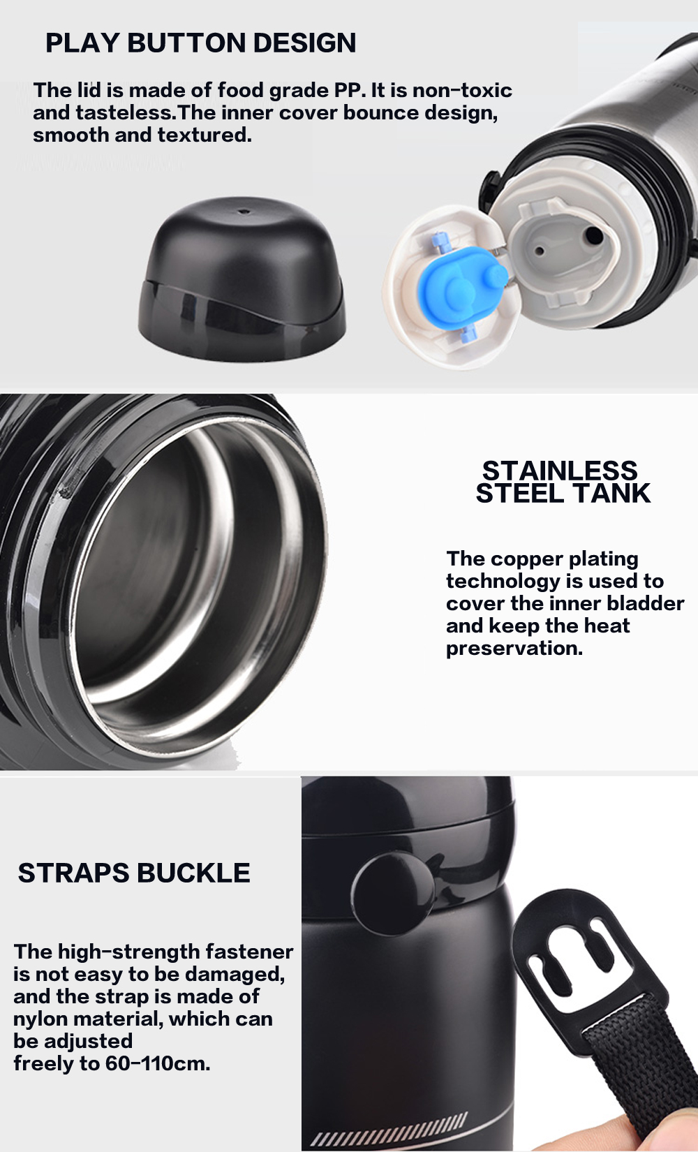 Stainless Steel Outdoor Portable Sports Kettle 800ML Stainless Steel Outdoor Portable Sports Kettle 800ML