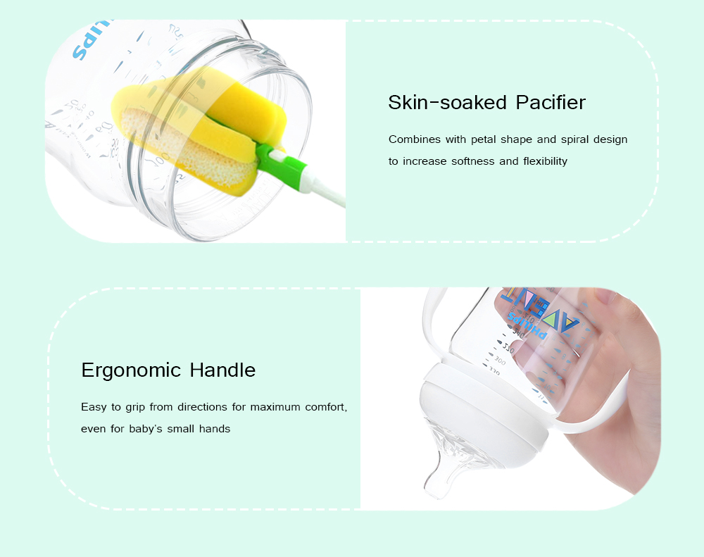 Philips Avent 11oz / 330ml Baby Handle Milk Bottle Training Feeding Drinking Cup Philips Avent 11oz / 330ml Baby Handle Milk Bottle Training Feeding Drinking Cup