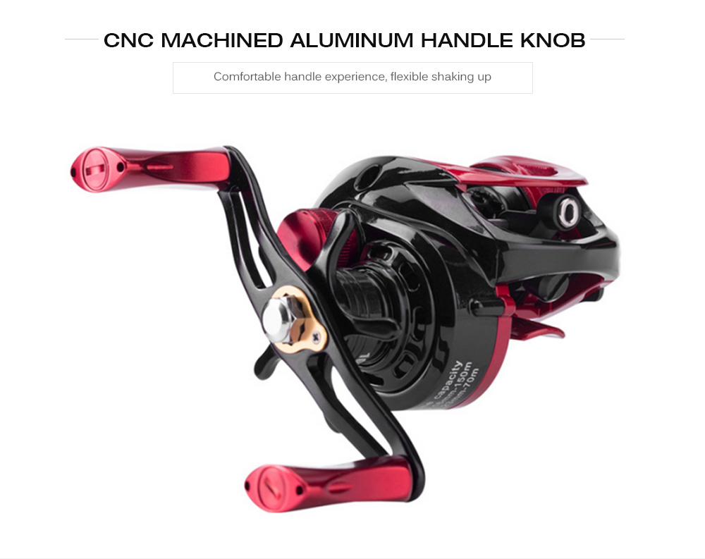 Tsurinoya XF - 50 6.6:1 Two Model Left / Right Hand Metal Deep Spool Optional 9 + 1BB Water Drop Wheel Bait Casting Fishing Reel Tsurinoya XF - 50 6.6:1 Two Model Left / Right Hand Metal Deep Spool Optional 9 + 1BB Water Drop Wheel Bait Casting Fishing Reel