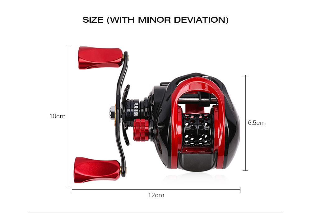 Tsurinoya XF - 50 6.6:1 Two Model Left / Right Hand Metal Deep Spool Optional 9 + 1BB Water Drop Wheel Bait Casting Fishing Reel Tsurinoya XF - 50 6.6:1 Two Model Left / Right Hand Metal Deep Spool Optional 9 + 1BB Water Drop Wheel Bait Casting Fishing Reel