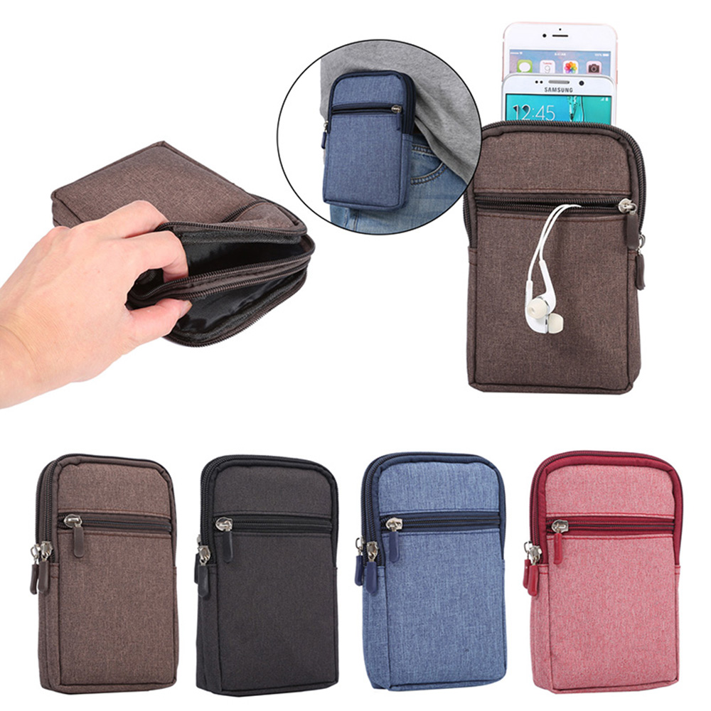 Universal Denim Leather Cell Phone Bag Belt Clip Pouch Waist Purse Case Cover For All SmartPhone Below 6.3 Inch Universal Denim Leather Cell Phone Bag Belt Clip Pouch Waist Purse Case Cover For All SmartPhone Below 6.3 Inch