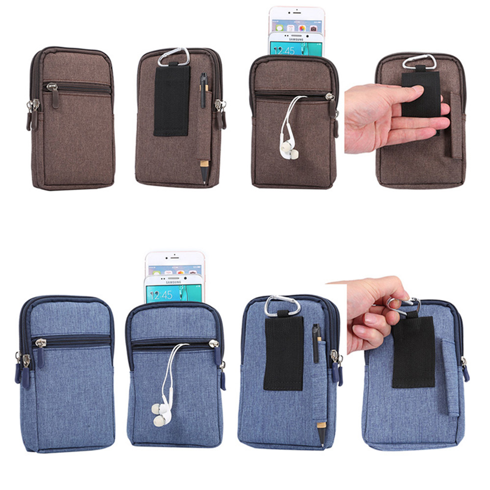 Universal Denim Leather Cell Phone Bag Belt Clip Pouch Waist Purse Case Cover For All SmartPhone Below 6.3 Inch Universal Denim Leather Cell Phone Bag Belt Clip Pouch Waist Purse Case Cover For All SmartPhone Below 6.3 Inch