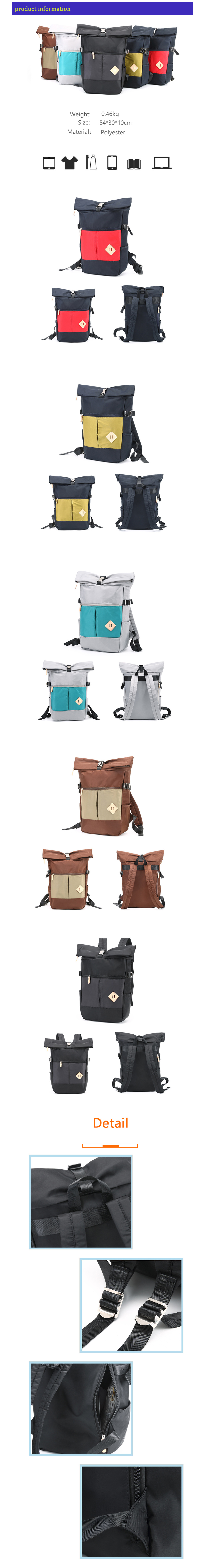 Couple College Style Travel Backpack Portable Dual-use Shoulder Bag Couple College Style Travel Backpack Portable Dual-use Shoulder Bag