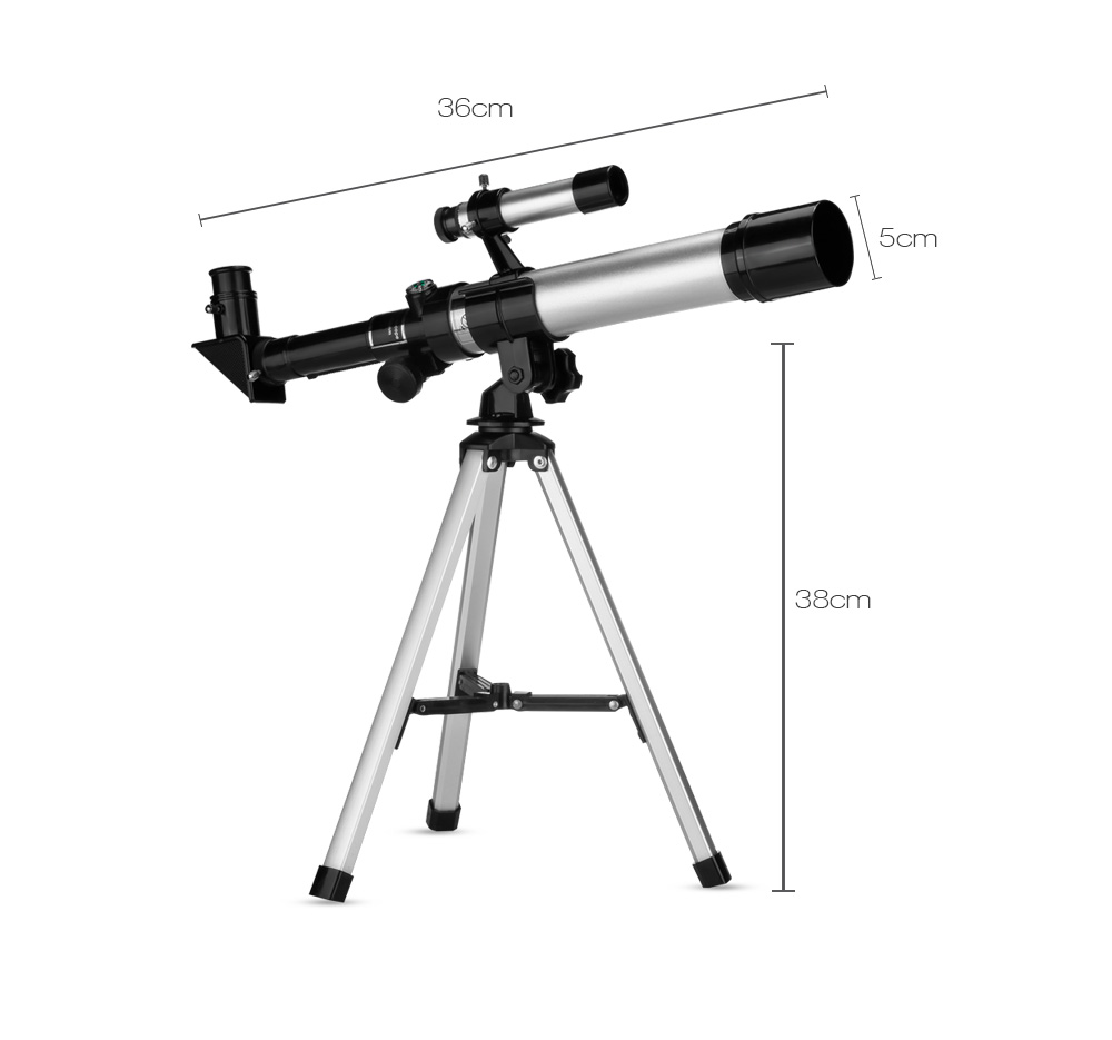 Eyebre F40400 90X Portable Astronomical Refractor Telescope + Portable Tripode Eyebre F40400 90X Portable Astronomical Refractor Telescope + Portable Tripode