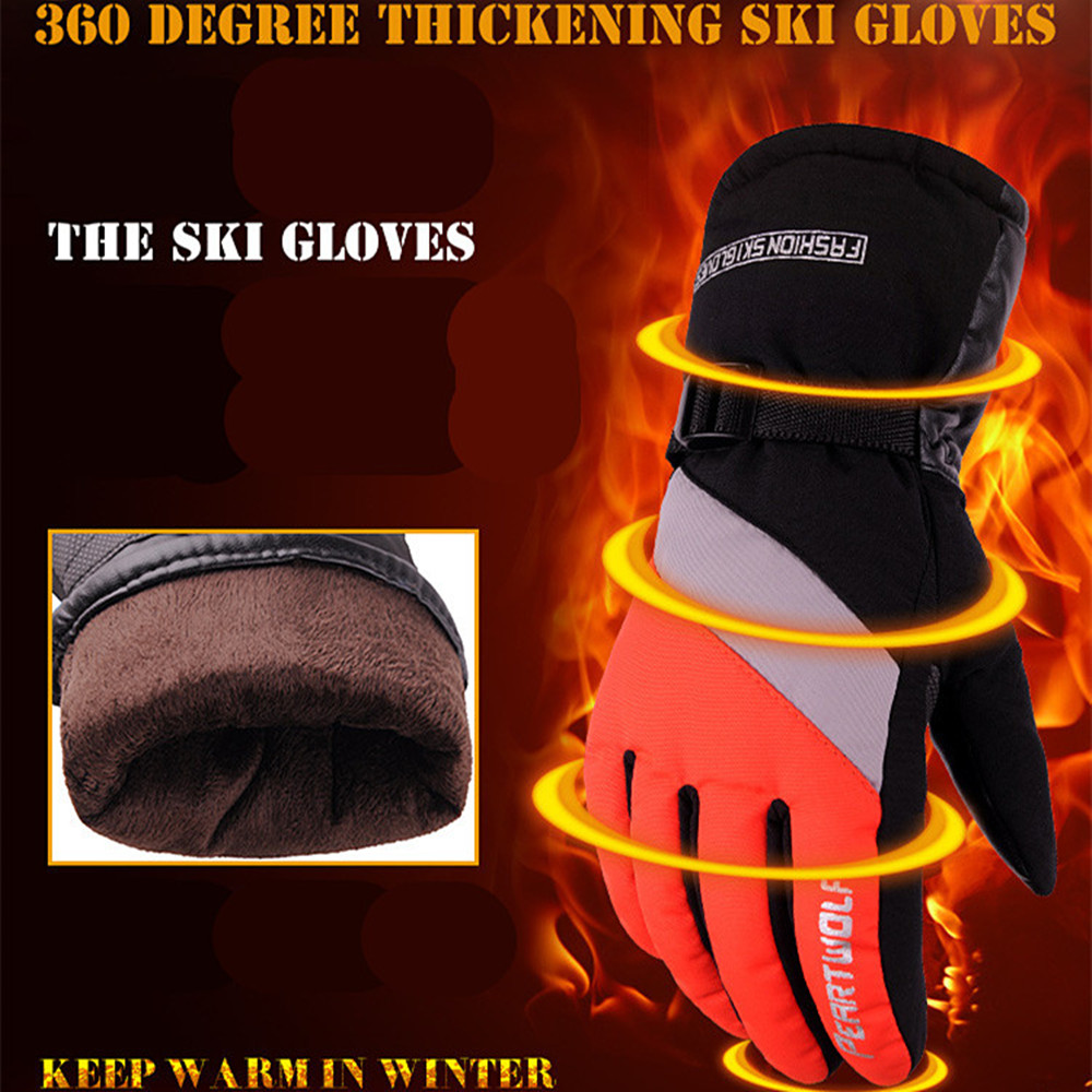 Edition Ski Against Wind and Anti-Water Winter Cycling Anti-Cold Outdoor Warm Gloves Edition Ski Against Wind and Anti-Water Winter Cycling Anti-Cold Outdoor Warm Gloves