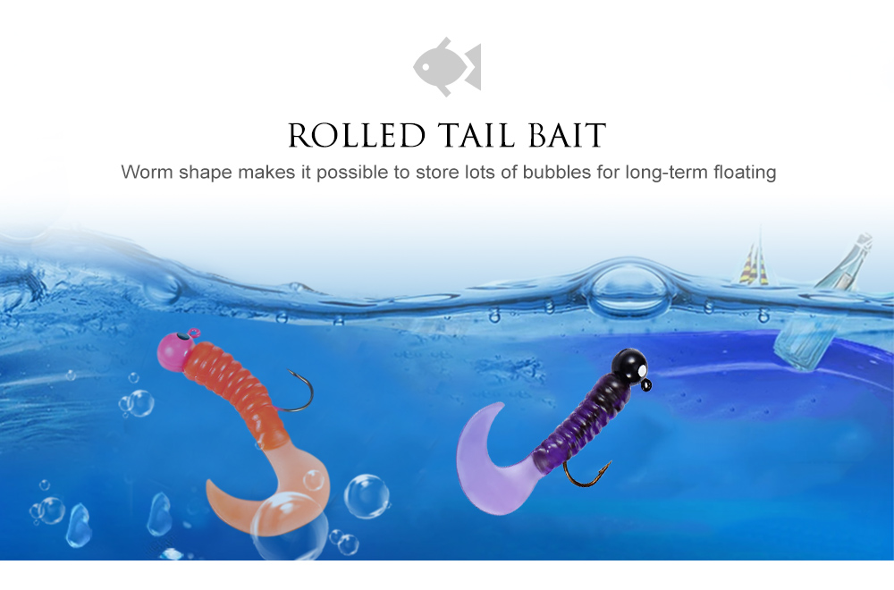 17pcs / Set Worm Fishing Lure Bass Bait Fish Hook Tackle 17pcs / Set Worm Fishing Lure Bass Bait Fish Hook Tackle
