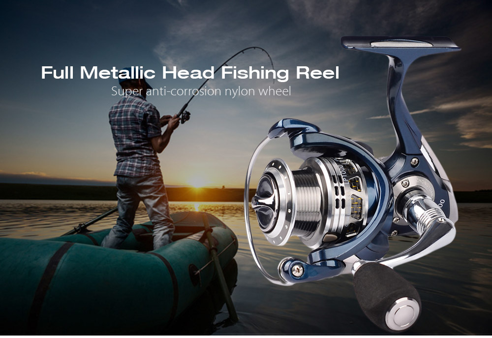 PRO BEROS Full Metal Head 13 + 1BB Ultra Smooth Lightweight Aluminum Fishing Tackle Spinning Reel PRO BEROS Full Metal Head 13 + 1BB Ultra Smooth Lightweight Aluminum Fishing Tackle Spinning Reel
