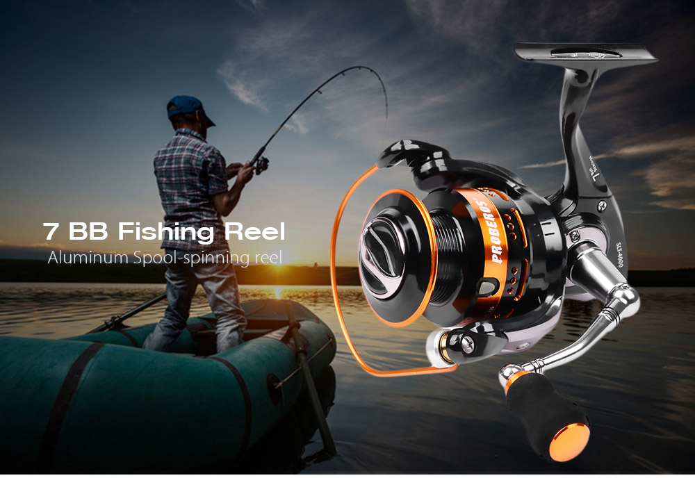 PRO BEROS 7BB Metal Wheel Fish Spool Lightweight Fishing Tackle Spinning Reel PRO BEROS 7BB Metal Wheel Fish Spool Lightweight Fishing Tackle Spinning Reel