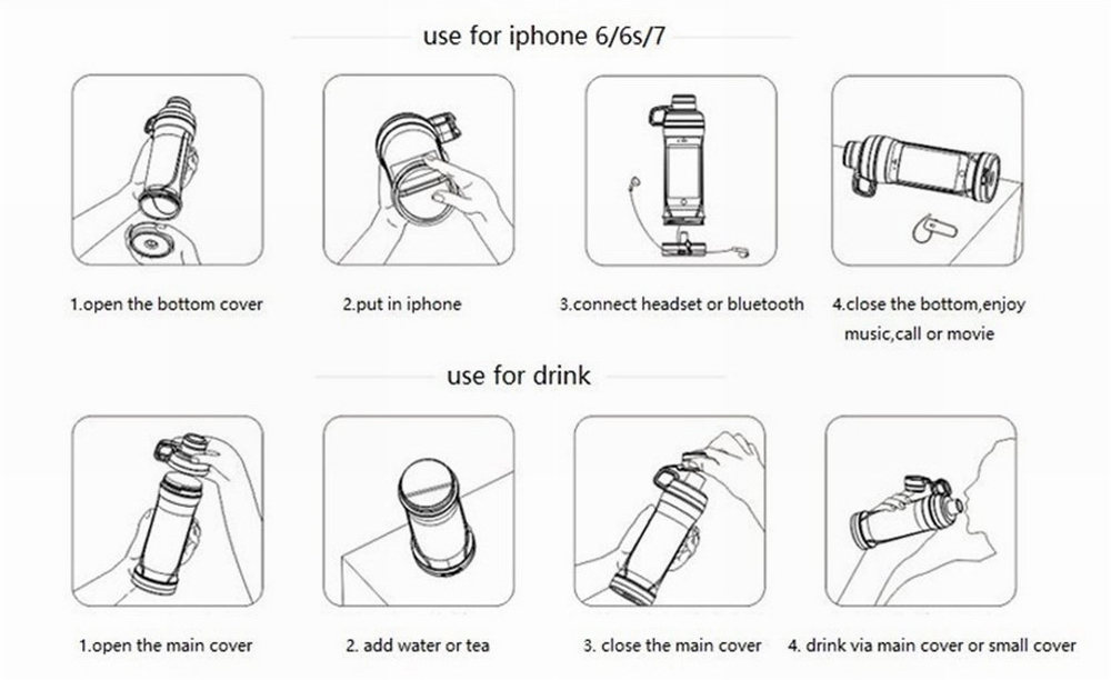 4.7 Inch IPhone Sport Water Bottle and Waterproof Mobile Phone for Gym Travel Running Outdoor Cycling Hiking Or Camping 4.7 Inch IPhone Sport Water Bottle and Waterproof Mobile Phone for Gym Travel Running Outdoor Cycling Hiking Or Camping