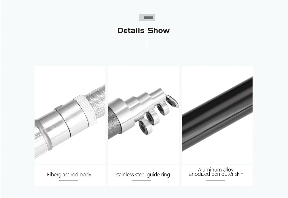 Pen Shape Portable Aluminum Alloy Fishing Rod Mini Fish Pole Reel Combos Pen Shape Portable Aluminum Alloy Fishing Rod Mini Fish Pole Reel Combos