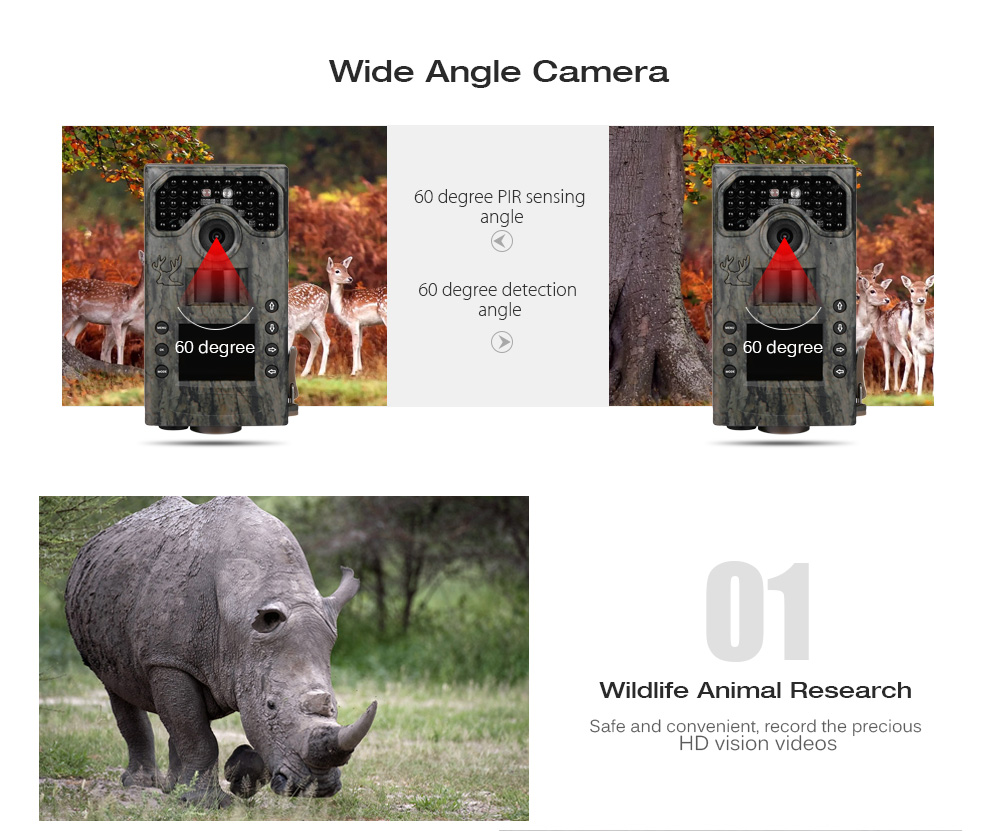BL280A 1080P HD Infrared Digital Trail Hunting Camera Wildlife Scouting Device BL280A 1080P HD Infrared Digital Trail Hunting Camera Wildlife Scouting Device