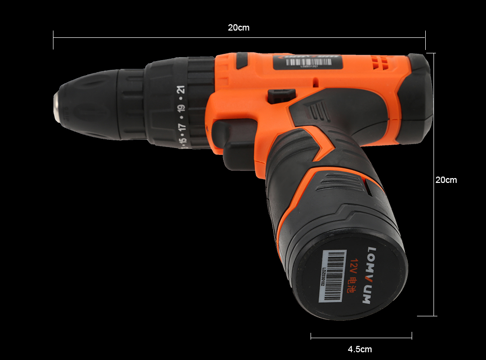 Household Screwdriver Cordless Power Electric Drill Drilling Tool Kit Household Screwdriver Cordless Power Electric Drill Drilling Tool Kit
