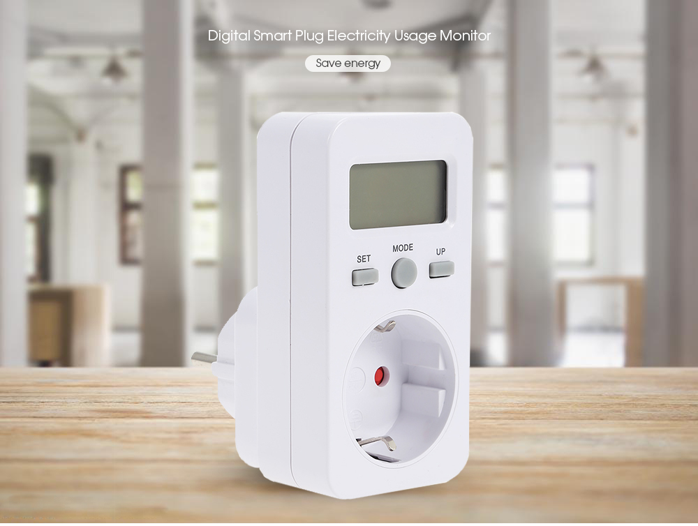 Digital Smart Plug Energy Power Electricity Usage Monitor