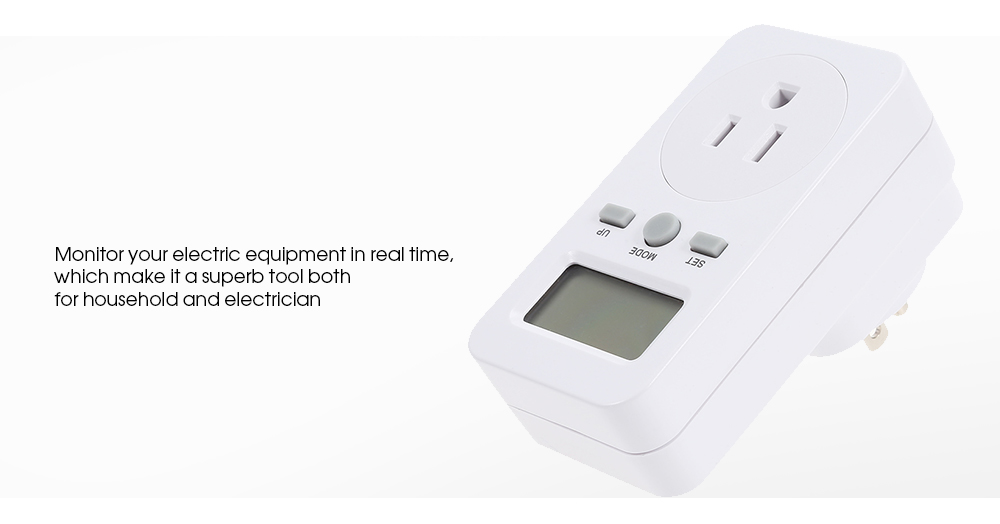 Digital Smart Plug Energy Power Electricity Usage Monitor