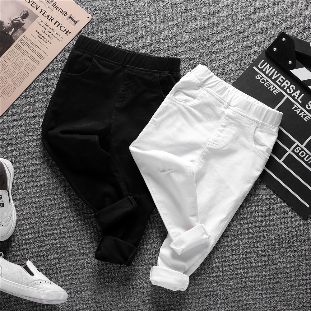 Comfy Solid Pocket Jeans for Kids