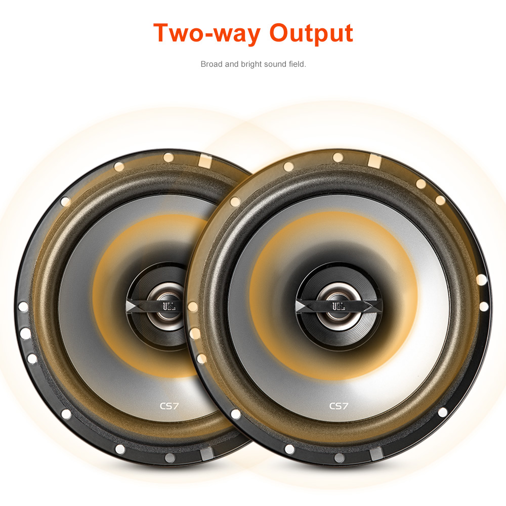 JBL CS762 Pair of Car Speaker 6.5 inch Coaxial Two-way 45 - 135W JBL CS762 Pair of Car Speaker 6.5 inch Coaxial Two-way 45 - 135W