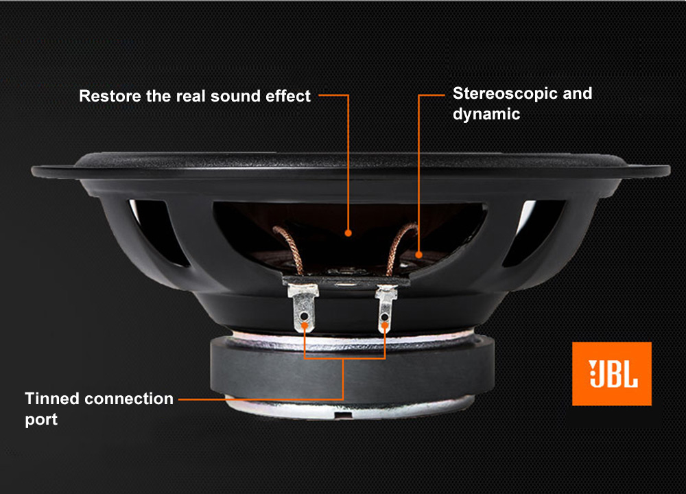 JBL CS762 Pair of Car Speaker 6.5 inch Coaxial Two-way 45 - 135W JBL CS762 Pair of Car Speaker 6.5 inch Coaxial Two-way 45 - 135W