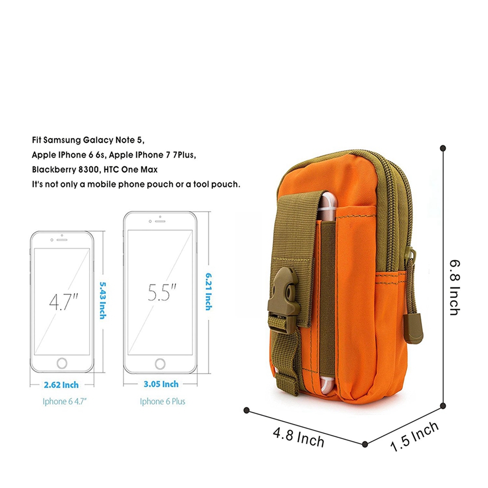 Multipurpose Tactical Cover Smartphone Holster EDC Security Pack Carry Case Pouch Belt Money Pocket Multipurpose Tactical Cover Smartphone Holster EDC Security Pack Carry Case Pouch Belt Money Pocket