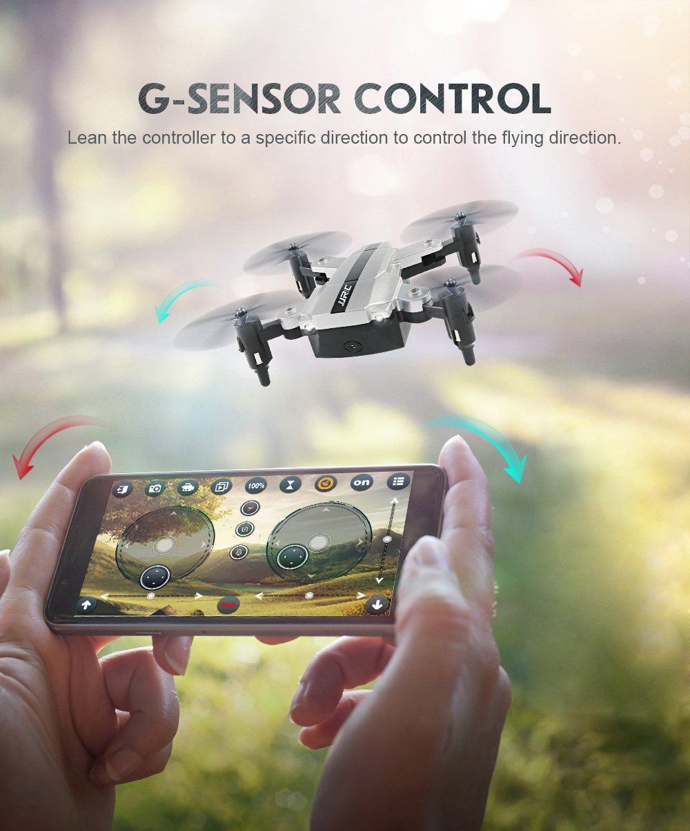 JJRC H54W Foldable Mini RC Drone WiFi FPV Camera / Waypoints / G-sensor / Voice Control / Altitude Hold / Headless Mode JJRC H54W Foldable Mini RC Drone WiFi FPV Camera / Waypoints / G-sensor / Voice Control / Altitude Hold / Headless Mode