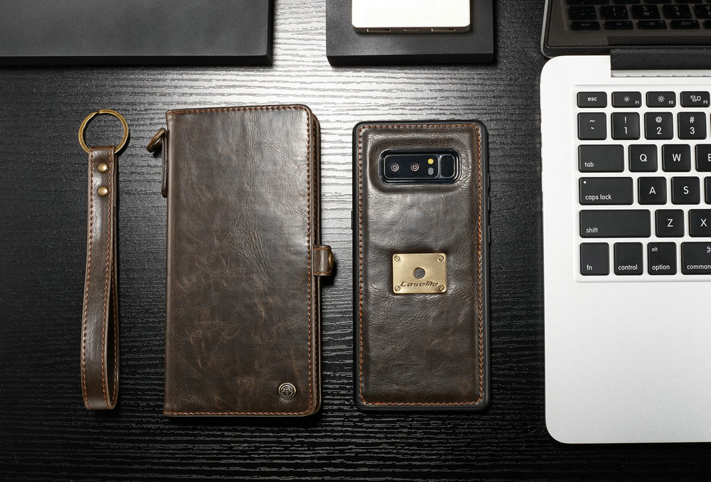 CaseMe for Samsung Galaxy Note 8 Handmade Premium Leather Wallet Case with Magnetic Closure Detachable Cover 7 ID Slots CaseMe for Samsung Galaxy Note 8 Handmade Premium Leather Wallet Case with Magnetic Closure Detachable Cover 7 ID Slots